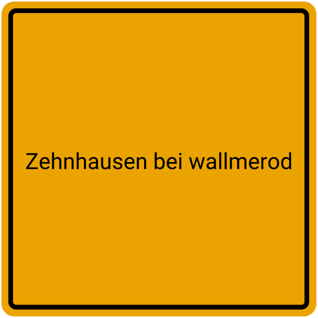 Meldebestätigung Zehnhausen bei Wallmerod